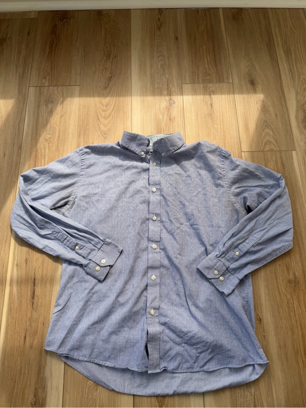 Men's Light Blue Button-Down Shirt